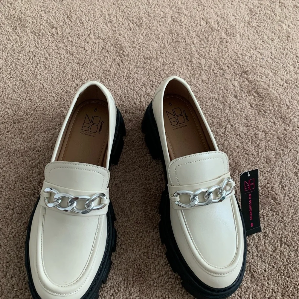 No Boundaries Women’s Fashion Lug Sole Loafers - Size 8 - Picture 3 of 8